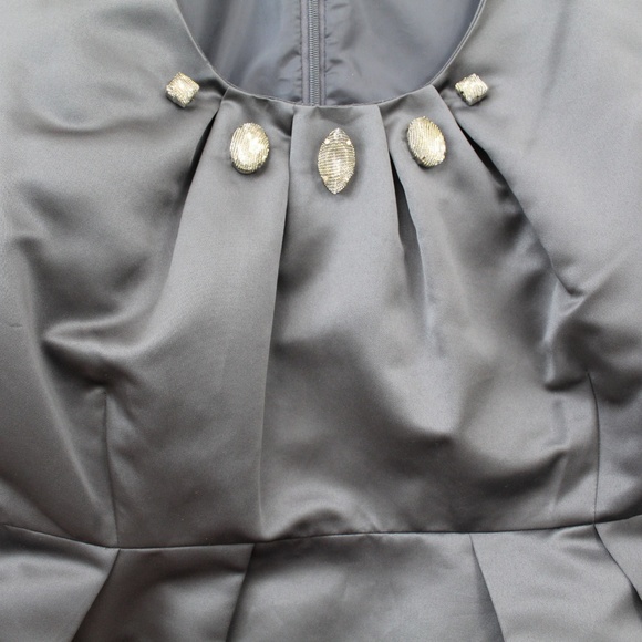 SOLD Kristin Davis Gray Dress W/Pockets - Picture 7 of 8